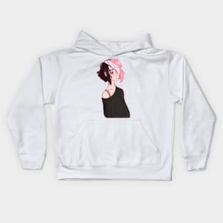 Emo girl Kids Hoodie